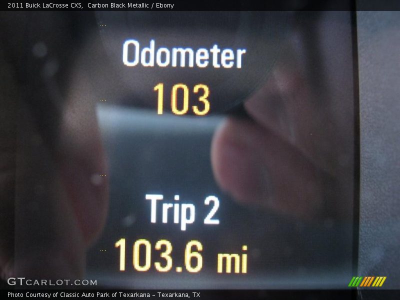 Carbon Black Metallic / Ebony 2011 Buick LaCrosse CXS