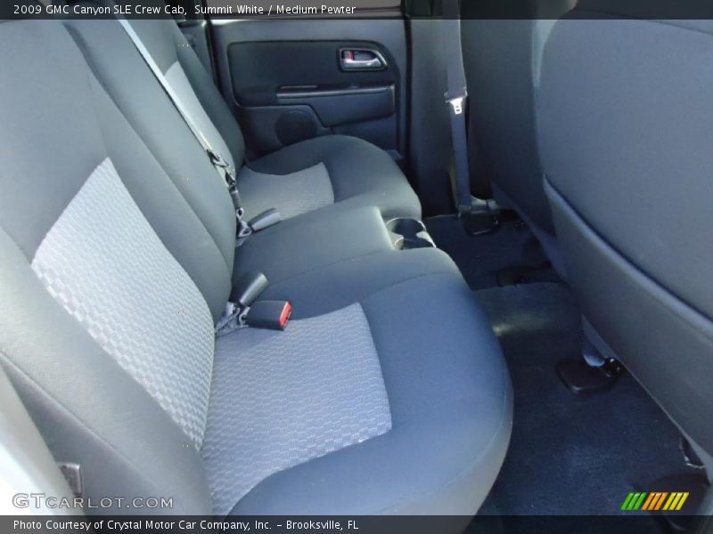 2009 Canyon SLE Crew Cab Medium Pewter Interior