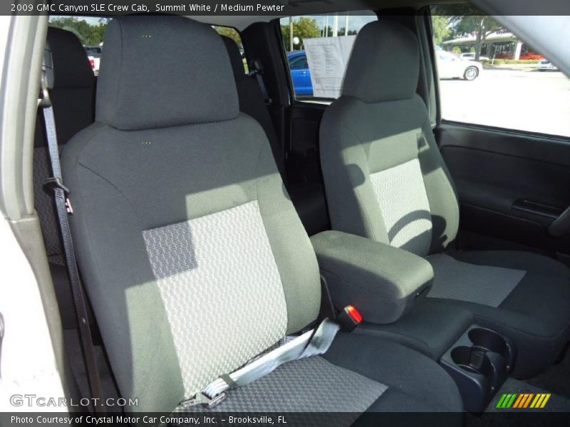  2009 Canyon SLE Crew Cab Medium Pewter Interior