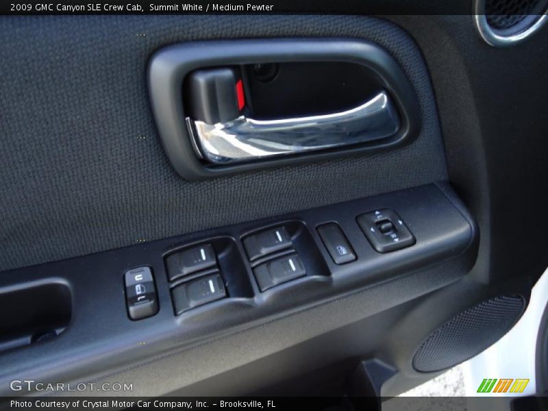 Summit White / Medium Pewter 2009 GMC Canyon SLE Crew Cab
