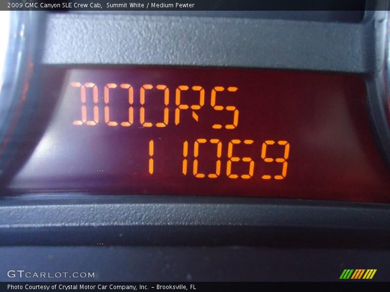 Summit White / Medium Pewter 2009 GMC Canyon SLE Crew Cab