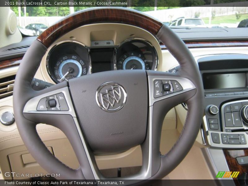 Carbon Black Metallic / Cocoa/Cashmere 2011 Buick LaCrosse CXL