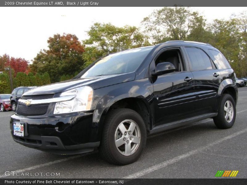 Black / Light Gray 2009 Chevrolet Equinox LT AWD