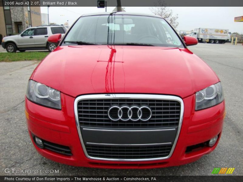 Brilliant Red / Black 2006 Audi A3 2.0T