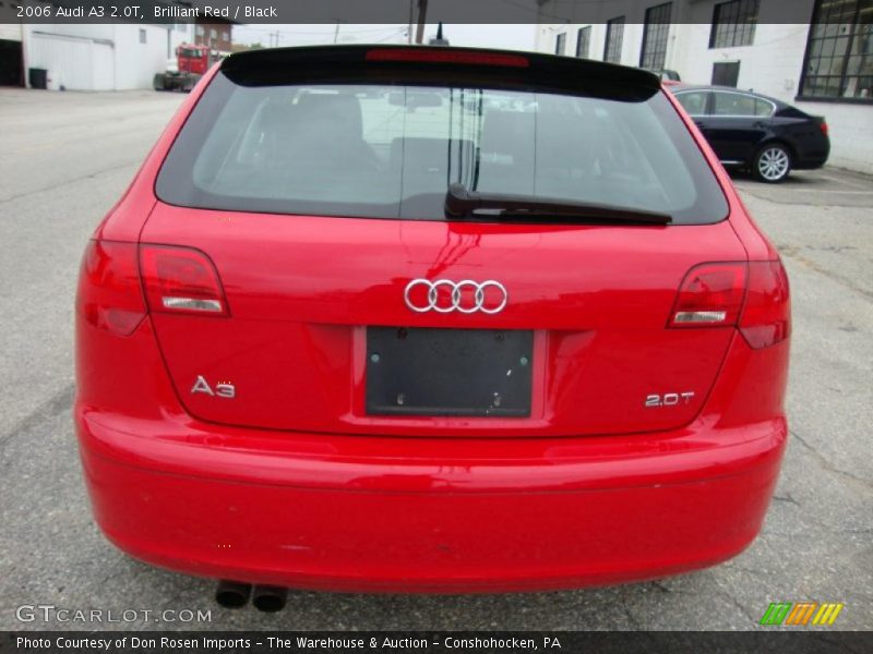 Brilliant Red / Black 2006 Audi A3 2.0T