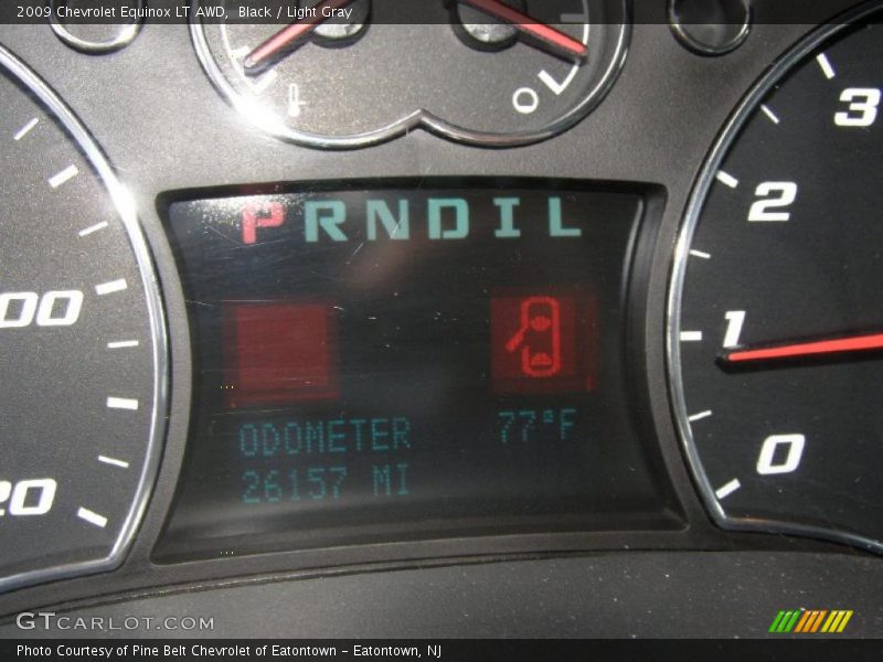 Black / Light Gray 2009 Chevrolet Equinox LT AWD