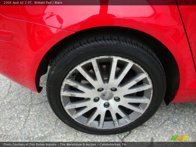 Brilliant Red / Black 2006 Audi A3 2.0T