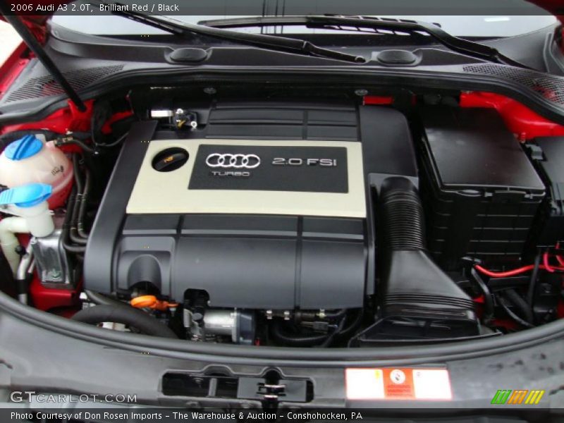  2006 A3 2.0T Engine - 2.0 Liter FSI Turbocharged DOHC 16-Valve 4 Cylinder