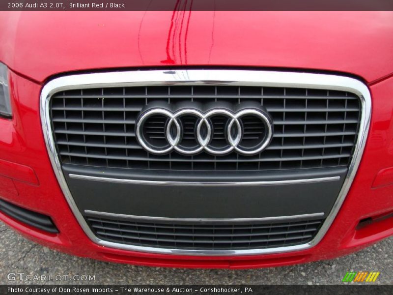 Brilliant Red / Black 2006 Audi A3 2.0T