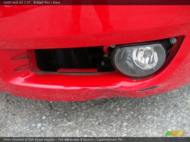 Brilliant Red / Black 2006 Audi A3 2.0T