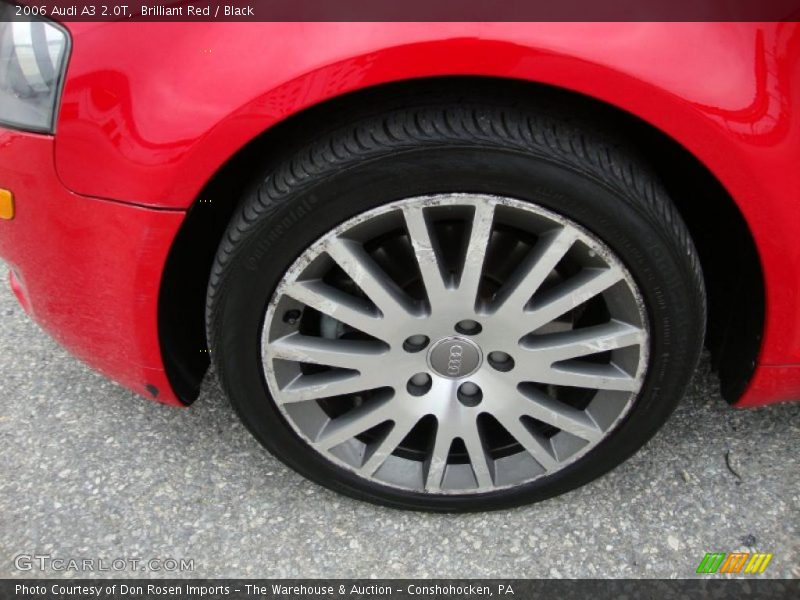 Brilliant Red / Black 2006 Audi A3 2.0T