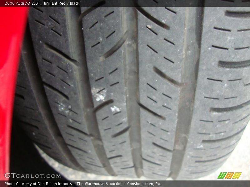 Brilliant Red / Black 2006 Audi A3 2.0T
