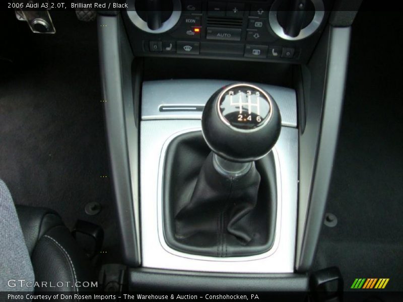  2006 A3 2.0T 6 Speed Manual Shifter