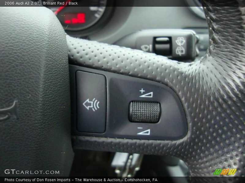 Brilliant Red / Black 2006 Audi A3 2.0T