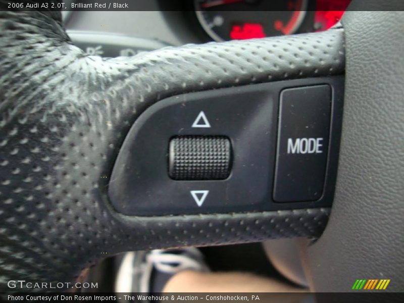 Brilliant Red / Black 2006 Audi A3 2.0T