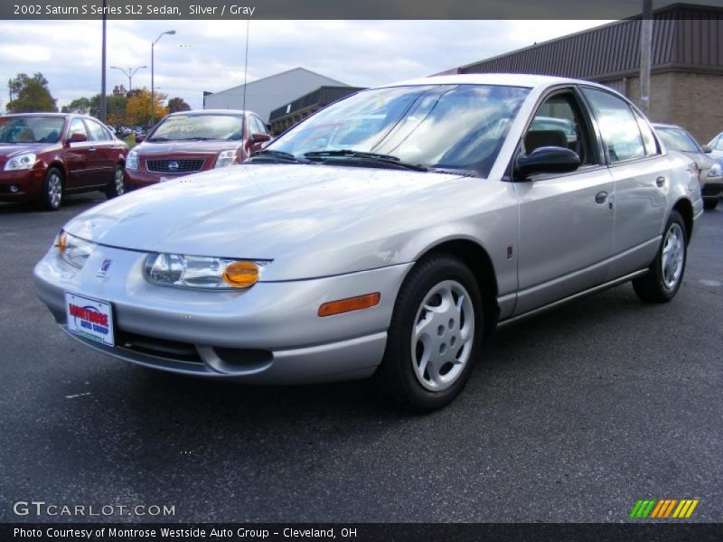 Silver / Gray 2002 Saturn S Series SL2 Sedan