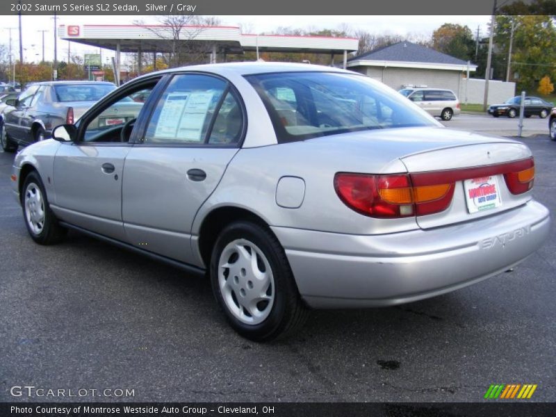 Silver / Gray 2002 Saturn S Series SL2 Sedan