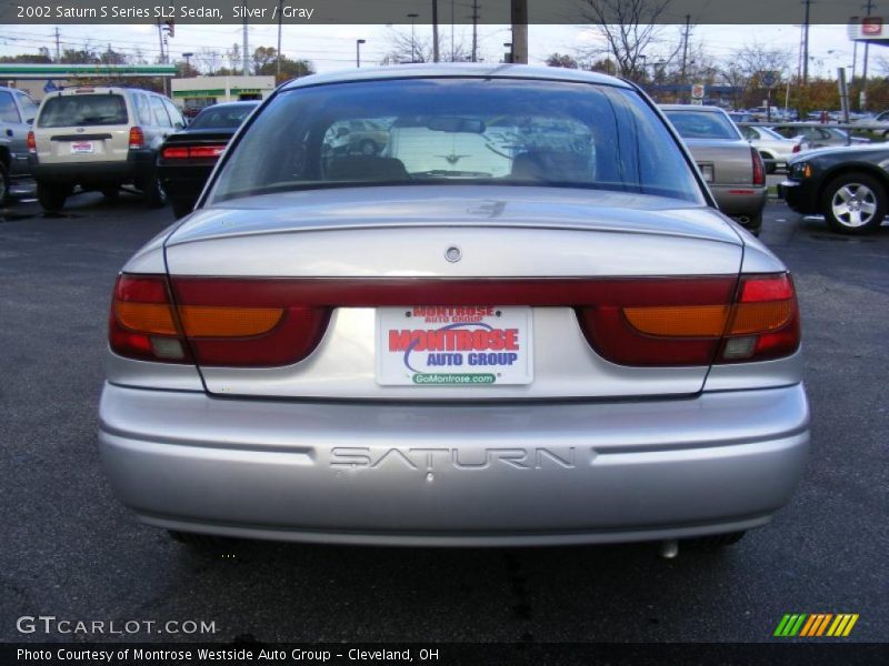 Silver / Gray 2002 Saturn S Series SL2 Sedan