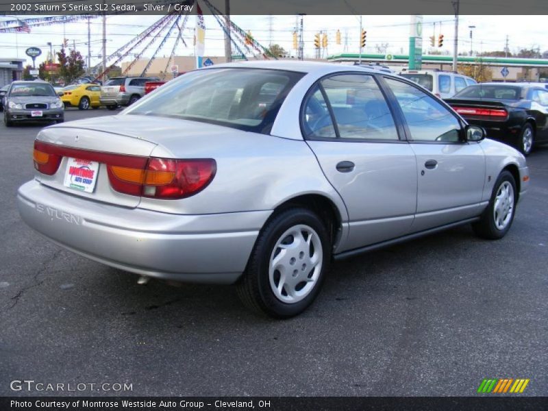 Silver / Gray 2002 Saturn S Series SL2 Sedan