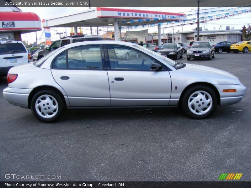 Silver / Gray 2002 Saturn S Series SL2 Sedan