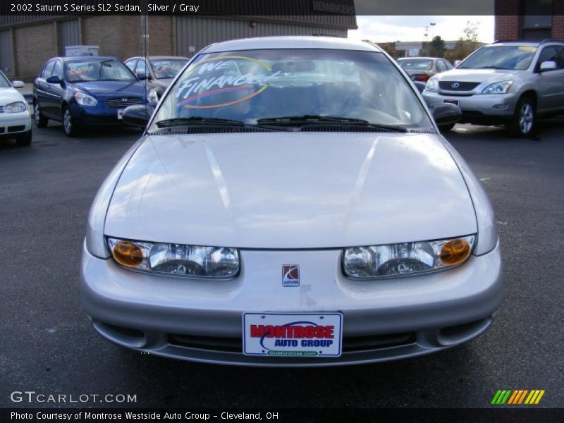 Silver / Gray 2002 Saturn S Series SL2 Sedan