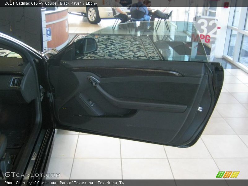 Black Raven / Ebony 2011 Cadillac CTS -V Coupe