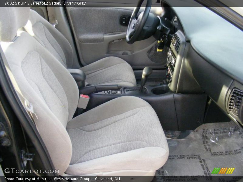 Silver / Gray 2002 Saturn S Series SL2 Sedan