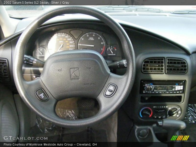 Silver / Gray 2002 Saturn S Series SL2 Sedan