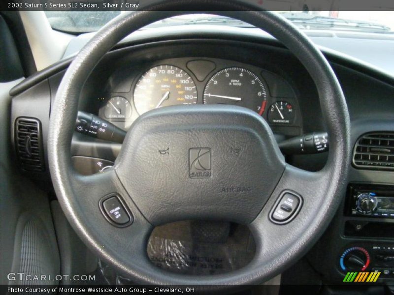 Silver / Gray 2002 Saturn S Series SL2 Sedan