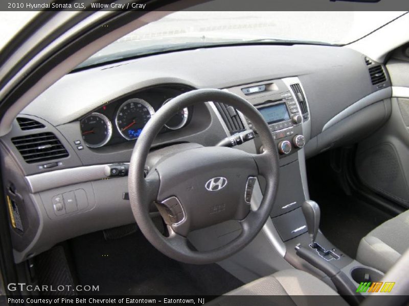 Willow Gray / Gray 2010 Hyundai Sonata GLS