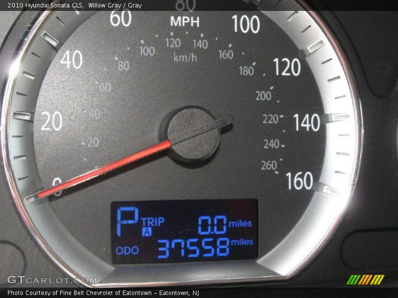 Willow Gray / Gray 2010 Hyundai Sonata GLS