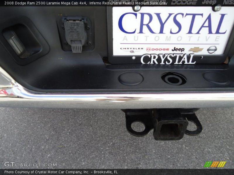 Inferno Red Crystal Pearl / Medium Slate Gray 2008 Dodge Ram 2500 Laramie Mega Cab 4x4