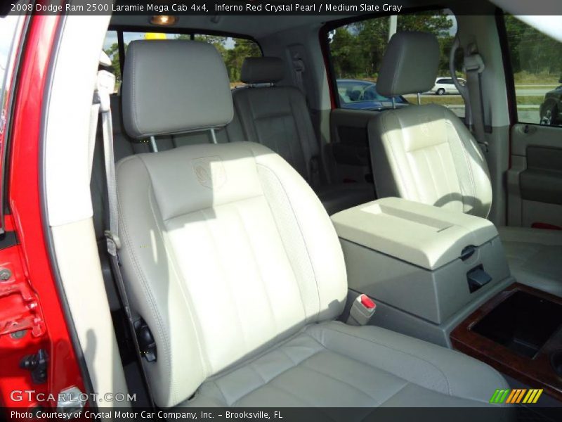 Inferno Red Crystal Pearl / Medium Slate Gray 2008 Dodge Ram 2500 Laramie Mega Cab 4x4