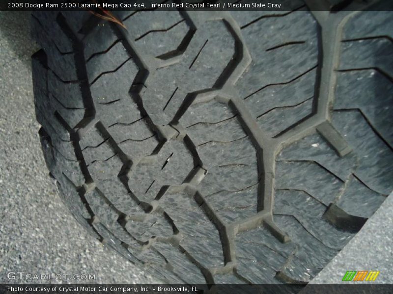 Inferno Red Crystal Pearl / Medium Slate Gray 2008 Dodge Ram 2500 Laramie Mega Cab 4x4