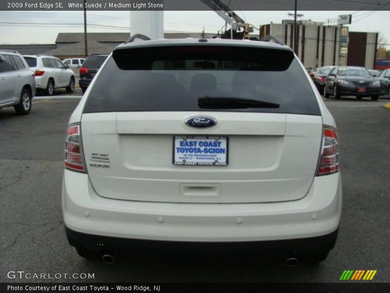 White Suede / Medium Light Stone 2009 Ford Edge SE