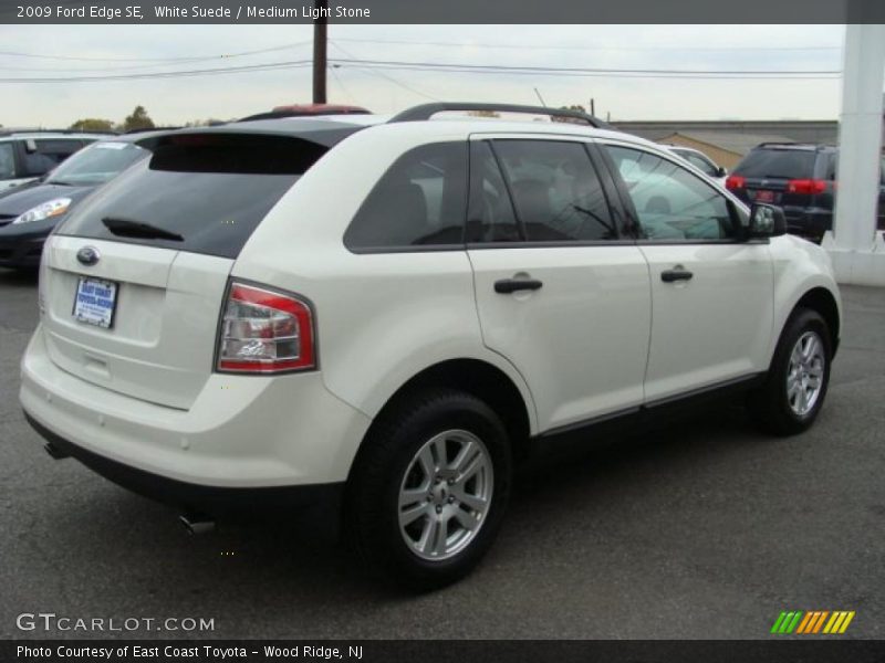 White Suede / Medium Light Stone 2009 Ford Edge SE