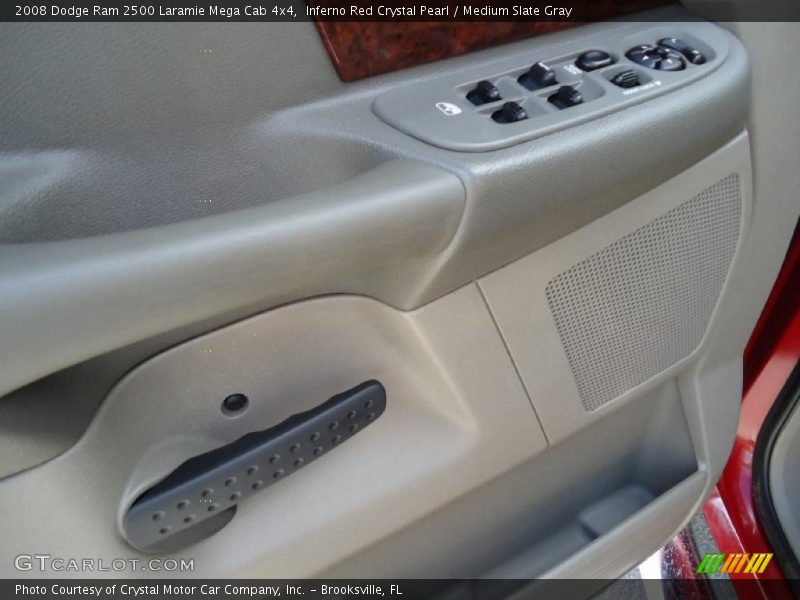 Inferno Red Crystal Pearl / Medium Slate Gray 2008 Dodge Ram 2500 Laramie Mega Cab 4x4