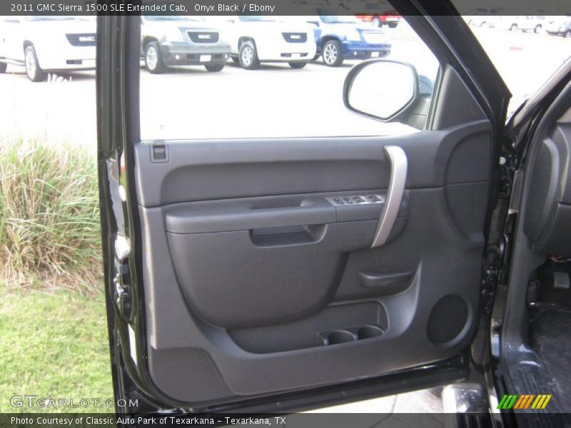 Onyx Black / Ebony 2011 GMC Sierra 1500 SLE Extended Cab