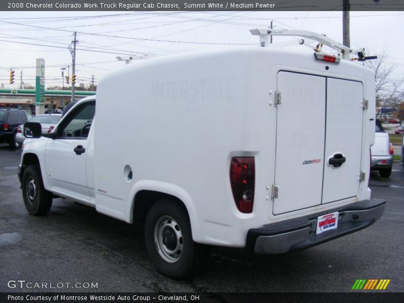 Summit White / Medium Pewter 2008 Chevrolet Colorado Work Truck Regular Cab Chassis