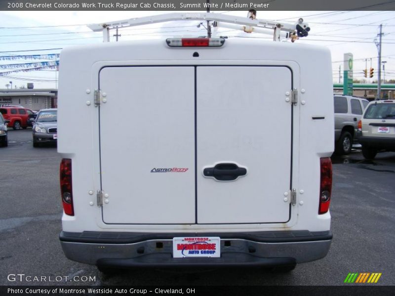 Summit White / Medium Pewter 2008 Chevrolet Colorado Work Truck Regular Cab Chassis