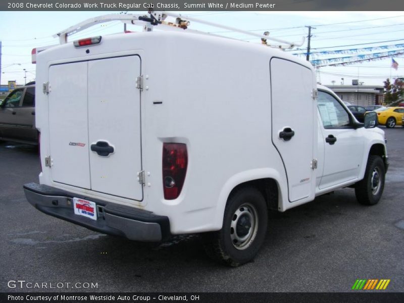 Summit White / Medium Pewter 2008 Chevrolet Colorado Work Truck Regular Cab Chassis