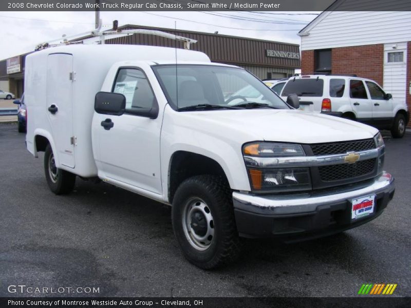 Front 3/4 View of 2008 Colorado Work Truck Regular Cab Chassis