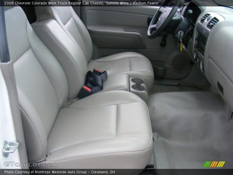  2008 Colorado Work Truck Regular Cab Chassis Medium Pewter Interior