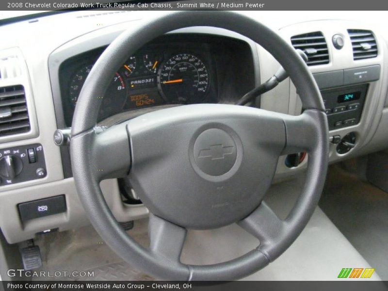  2008 Colorado Work Truck Regular Cab Chassis Steering Wheel