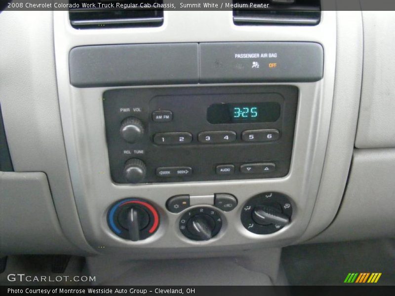 Controls of 2008 Colorado Work Truck Regular Cab Chassis