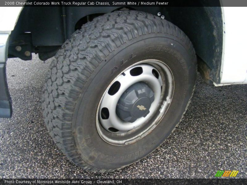 Summit White / Medium Pewter 2008 Chevrolet Colorado Work Truck Regular Cab Chassis
