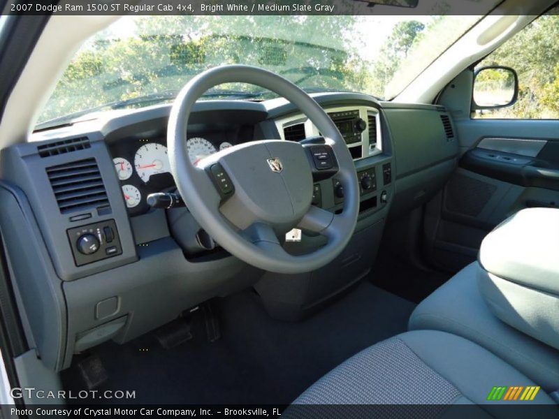 Medium Slate Gray Interior - 2007 Ram 1500 ST Regular Cab 4x4 