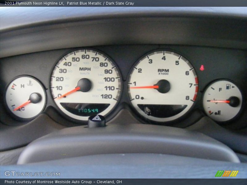  2001 Neon Highline LX Highline LX Gauges