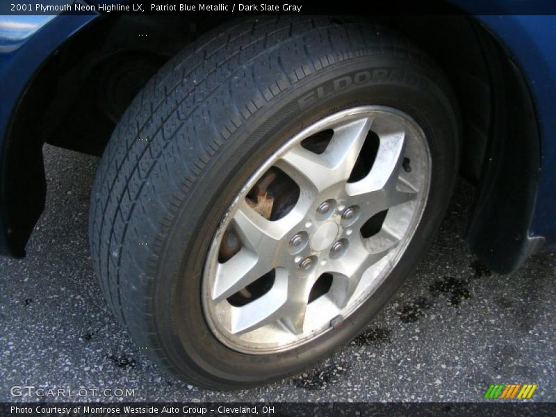 Patriot Blue Metallic / Dark Slate Gray 2001 Plymouth Neon Highline LX