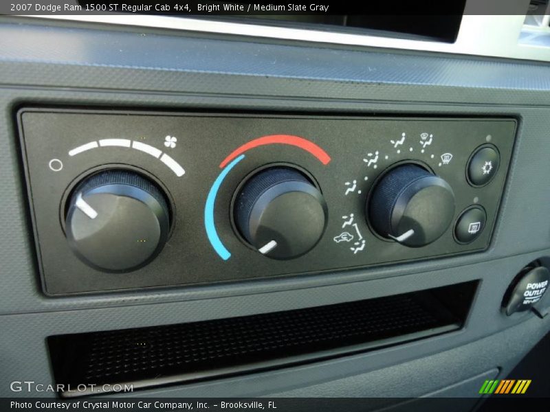 Controls of 2007 Ram 1500 ST Regular Cab 4x4